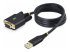 StarTech.com Adaptateur USB vers Série Null Modem de 1m, RS232, FTDI - Angle droit