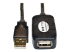 Eaton Tripp Lite Series 16ft USB 2.0 Extension Cable Active USB-A Male / USB-A Female 16' - De face