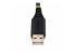 StarTech.com 6.6ft (2m) USB to Serial Adapter Cable, COM Retention, RS232 - Gros plan