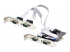 StarTech.com Carte Série PCIe à 4 Ports, Carte 4 Ports RS232/RS422/RS485 - Angle gauche