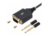 StarTech.com 6.6ft (2m) USB to Serial Adapter Cable, COM Retention, RS232 - Gros plan