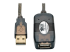 Eaton Tripp Lite Series 20M USB 2.0 Hi-Speed Active Extension Repeater Cable USB-A M/F 65' 65ft 20 Meter - Gros plan