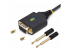 StarTech.com 1ft/30cm USB to Null Modem Serial Adapter Cable, FTDI, RS232 - Angle droit