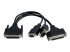 StarTech.com Carte combo série/parallèle PCI Express 2S1P avec câble de dérivation - De face