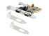 StarTech.com Carte Série PCI Express à 2 ports - Angle gauche