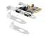 StarTech.com Carte Série PCI Express à 2 ports - Angle gauche