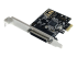StarTech.com Carte combo série/parallèle PCI Express 2S1P avec câble de dérivation - Angle gauche
