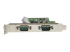 StarTech.com Carte PCI Express à 2 ports série DB9 RS232 - Côté gauche