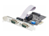 StarTech.com 2-Port Serial PCIe Card, Dual-Port RS232/RS422/RS485 Card - Angle gauche